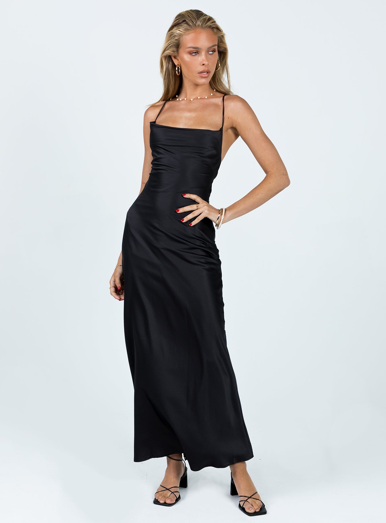 Oh Polly Black Tube Top Maxi Dress Oh Polly Dresses