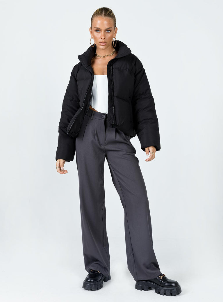 Jill Puffer Jacket Black