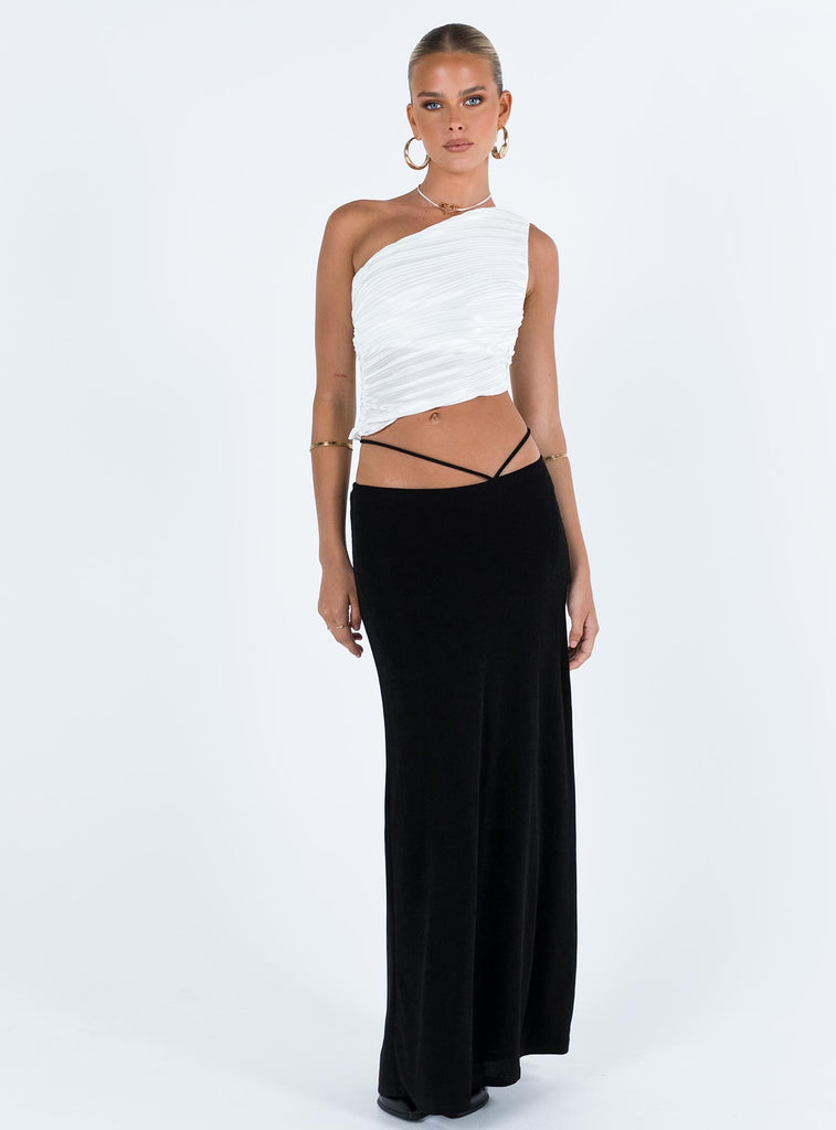 Maisie Maxi Skirt Black