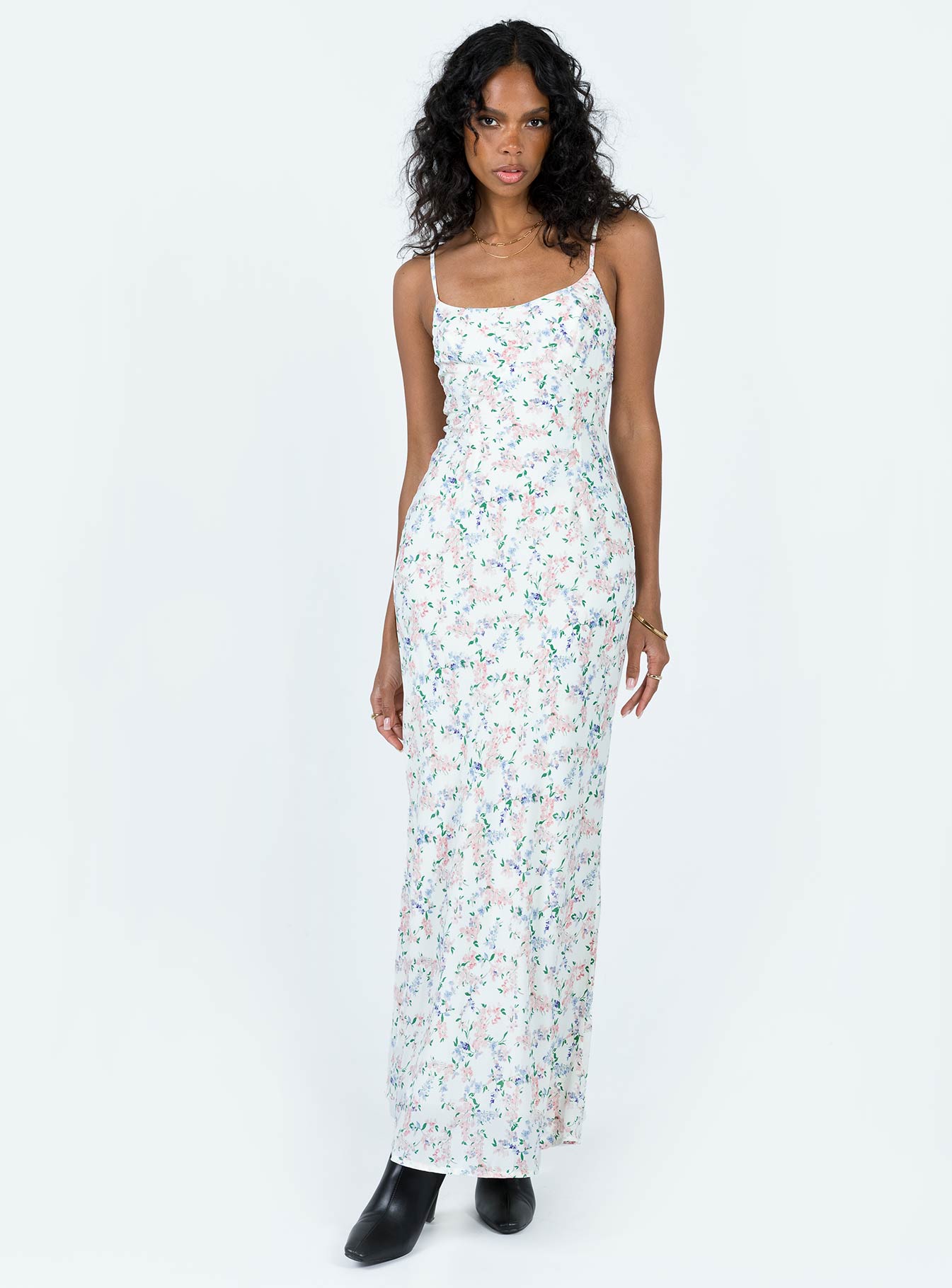 product Princess Polly Crew Neck  Fairholm Maxi Dress White / Floral
