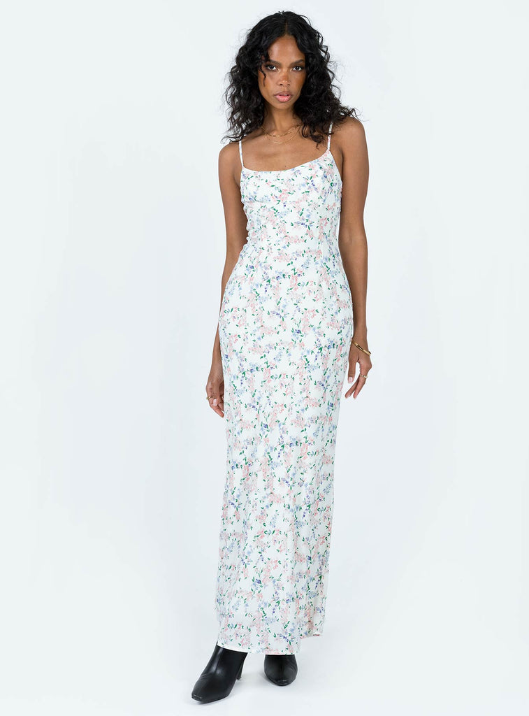 Fairholm Maxi Dress White / Floral