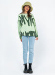 Katie Oversized Sweater Green