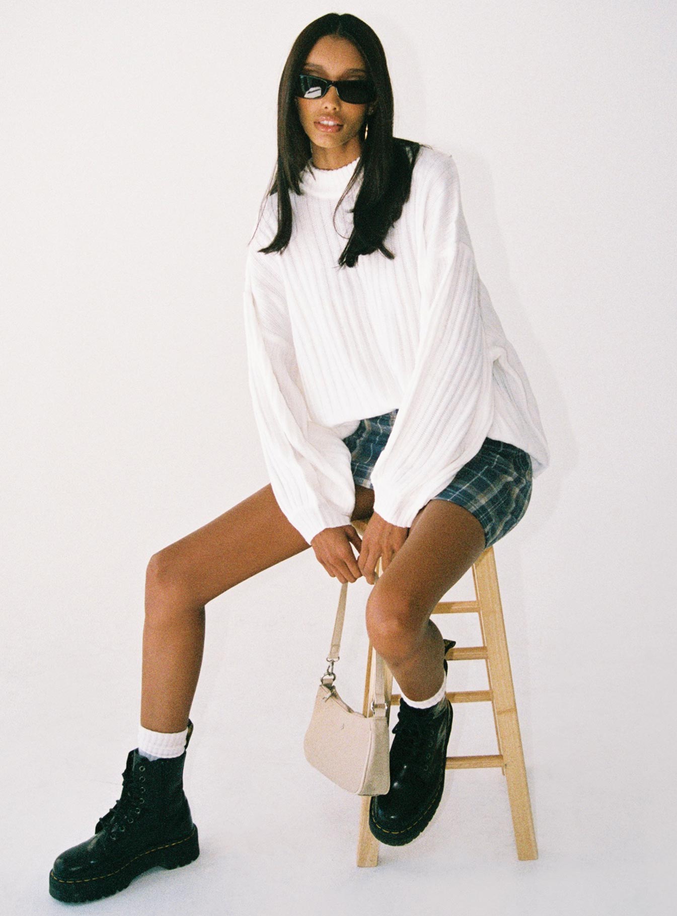 Innerbloom oversized sweater white