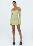 product Princess Polly Scoop Neck  Tamarose Mini Dress Green