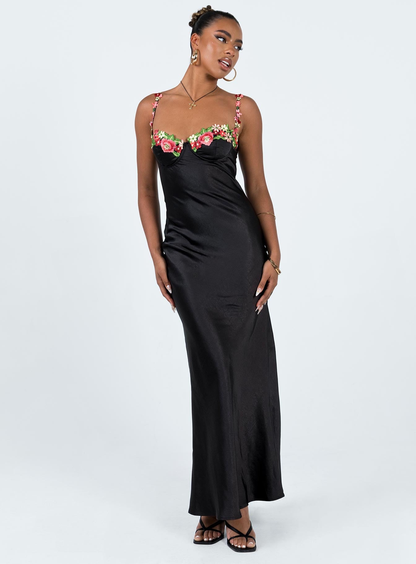 Kenzie Maxi Dress Black | Princess Polly Kenzie Maxi Dress Black | Princess Polly