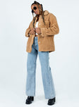 Jacket  Oversized fit  100% polyester Faux fur material  Button front fastening  Four front pockets   Non-stretch
