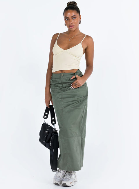 product Princess Polly Sleeveless Plunger  Kazan Cami Ivory