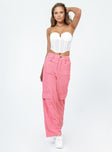 product Princess Polly  City Loop Cord Pant Pink