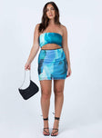Adyn Mini Skirt Blue