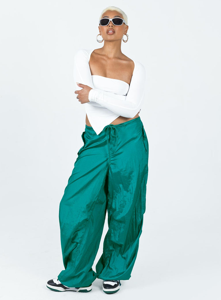 Motel Chute Trousers Teal
