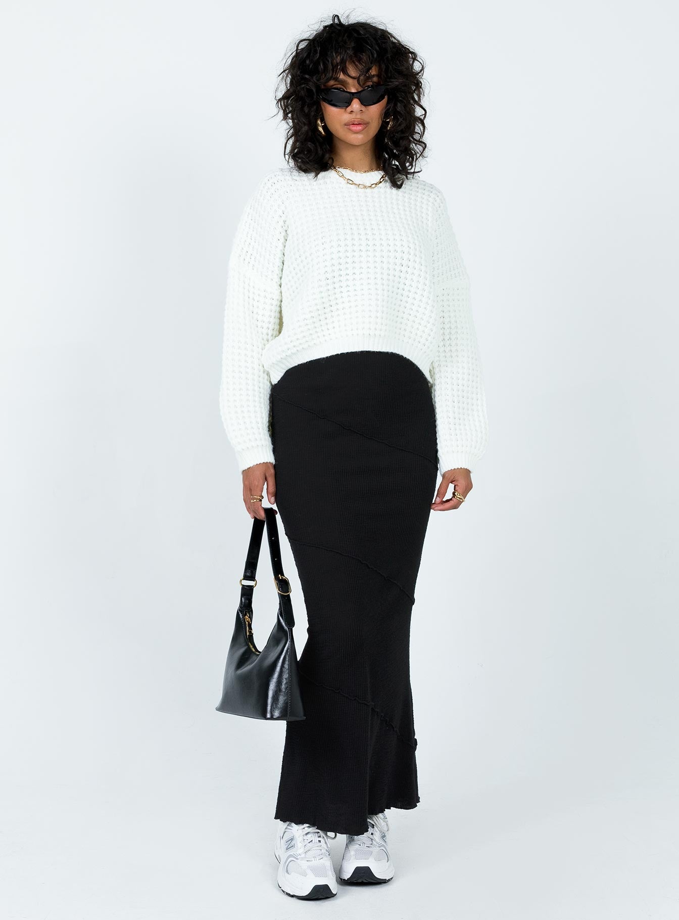 Calvary Sweater White Princess Polly  Cropped 