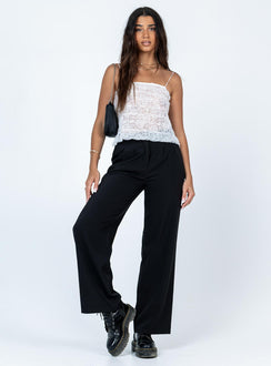 product Princess Polly Sleeveless Square Neck  Clare Top White