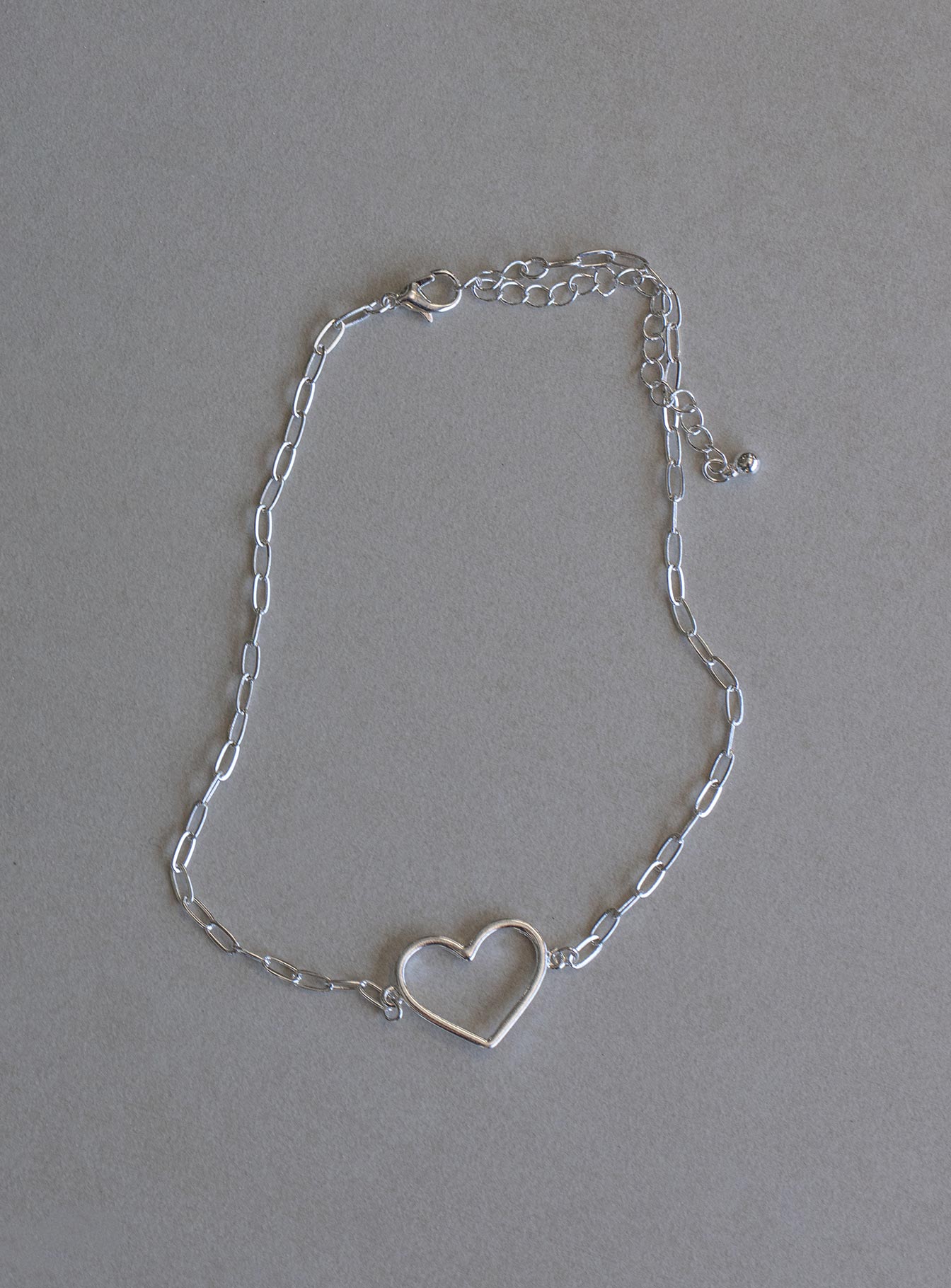 Burley Heart Choker Silver Eco