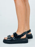 Rue Chunky Sandals Black