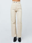 Princess Polly   Uptown Cord Pant Beige