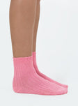 Jora Socks Pink