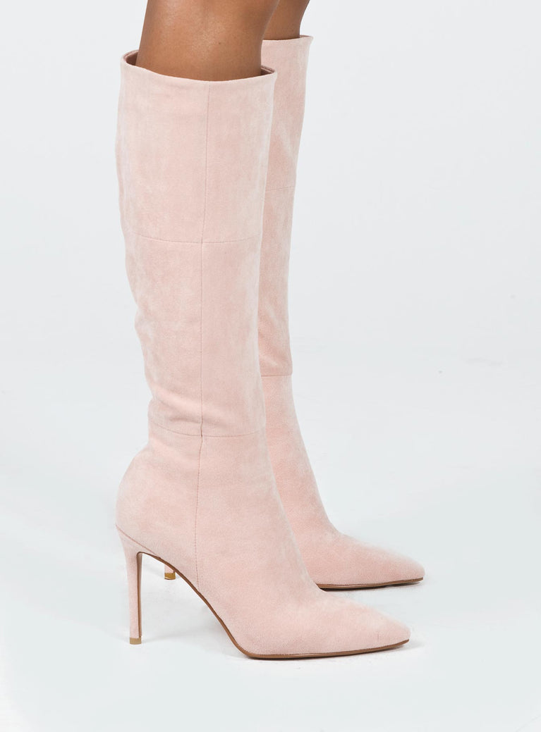 Reynolds Knee High Boot Pink