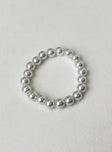 Bracelet Pearl design Elasticated band Lightweight