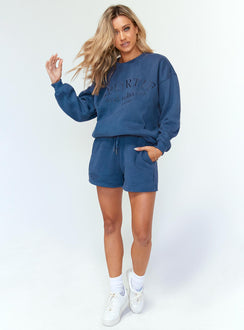 Major League Sweatshirt Navy Princess Polly  regular 