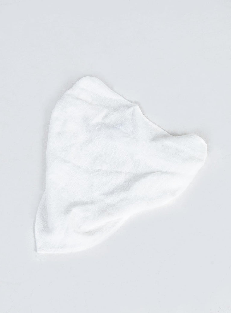 The Amalfi Headband White