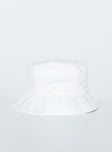 Canvas Bucket Hat White