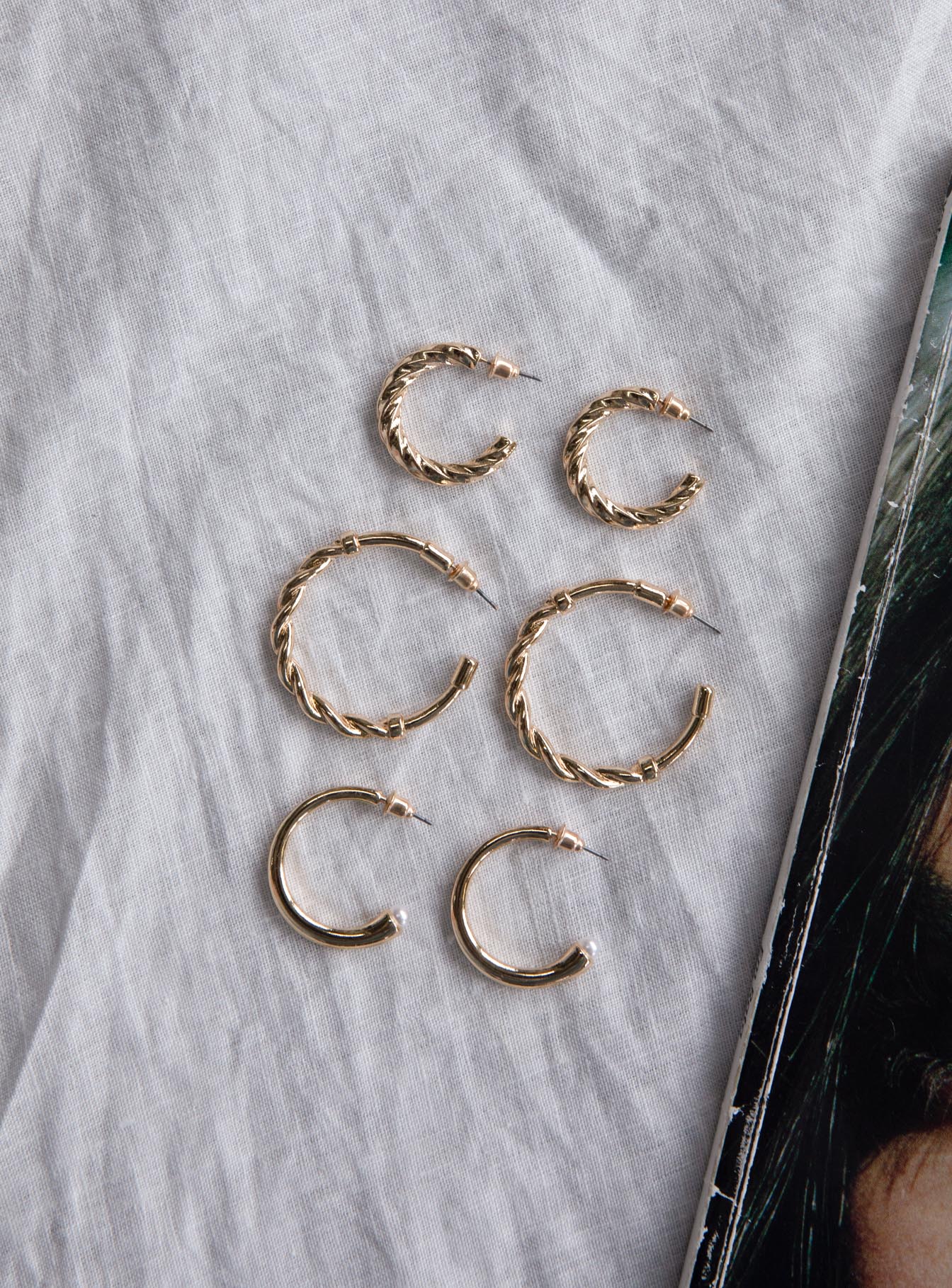 Flinders Earring Set Gold