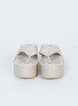 Lola Platform Sandals Beige