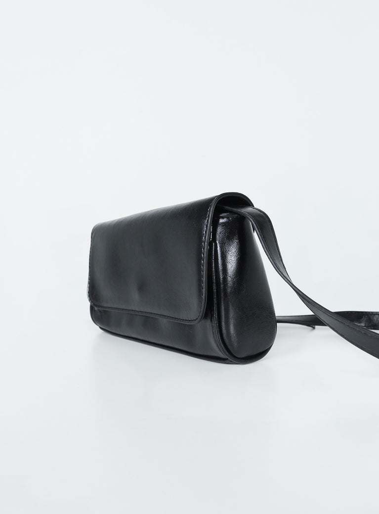 Small Leather Purse with Removable Shoulder Strap and Internal