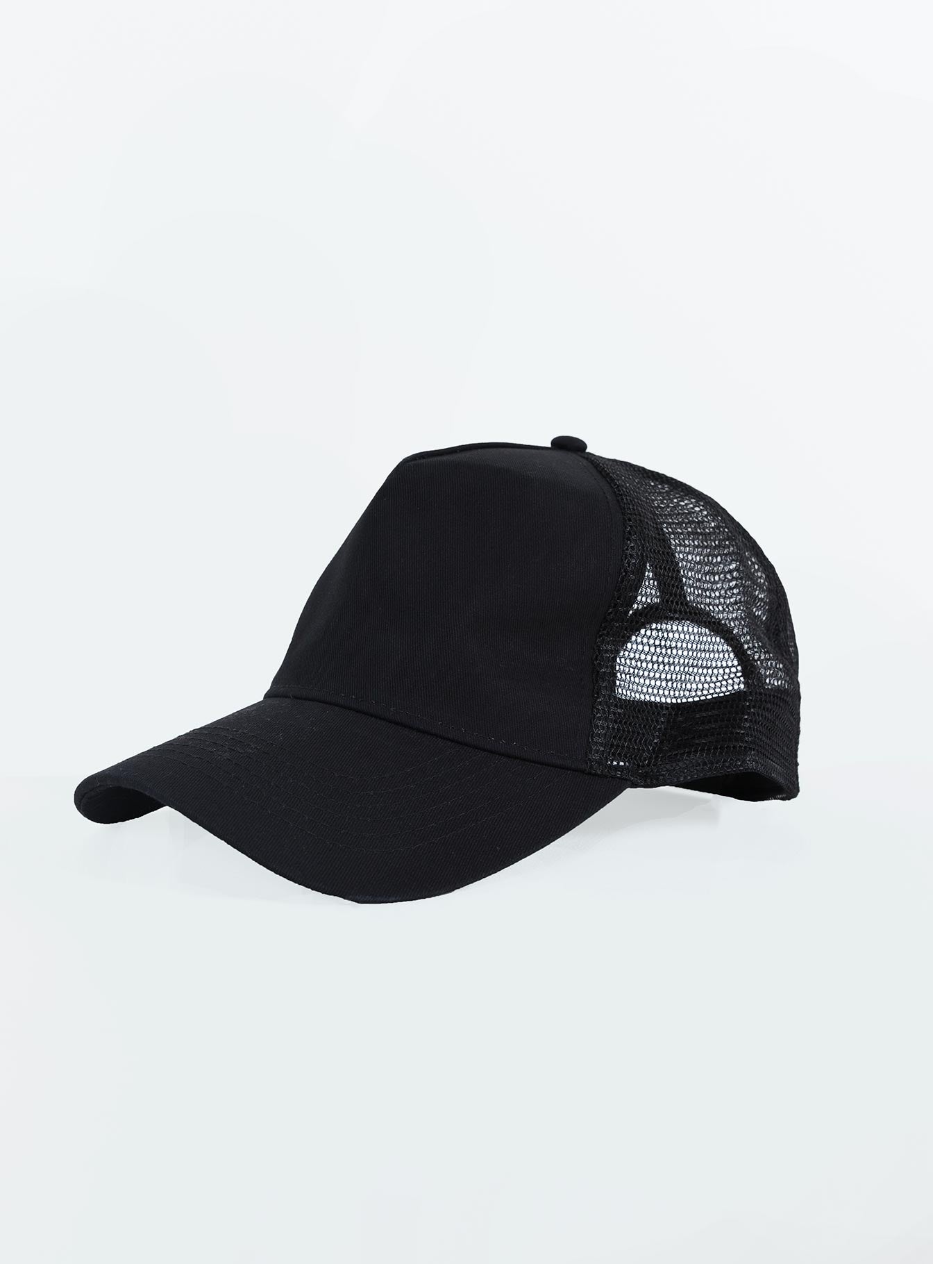 Cap  Mesh panel at back Adjustable back strap  OSFM