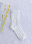 Prestige Socks White