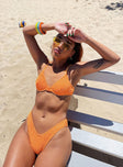 Lolita Eco Nylon Bikini Top Orange