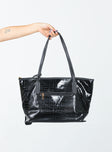 Holst PU Tote Black