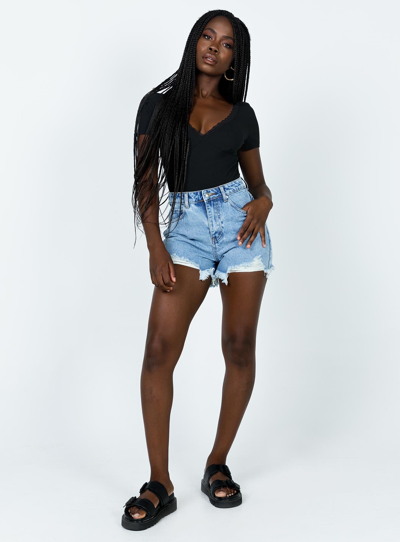 Anne Denim Shorts