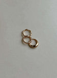 Rings Pack of three  Gold toned Lightweight