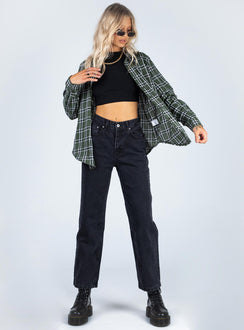 product Princess Polly Full Sleeves High Neck  Nora Shirt Forest Green