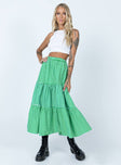 Hale Midi Skirt Green