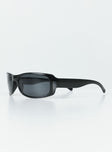 Sunglasses UV 400 Black tinted lenses  Moulded nose bridge 