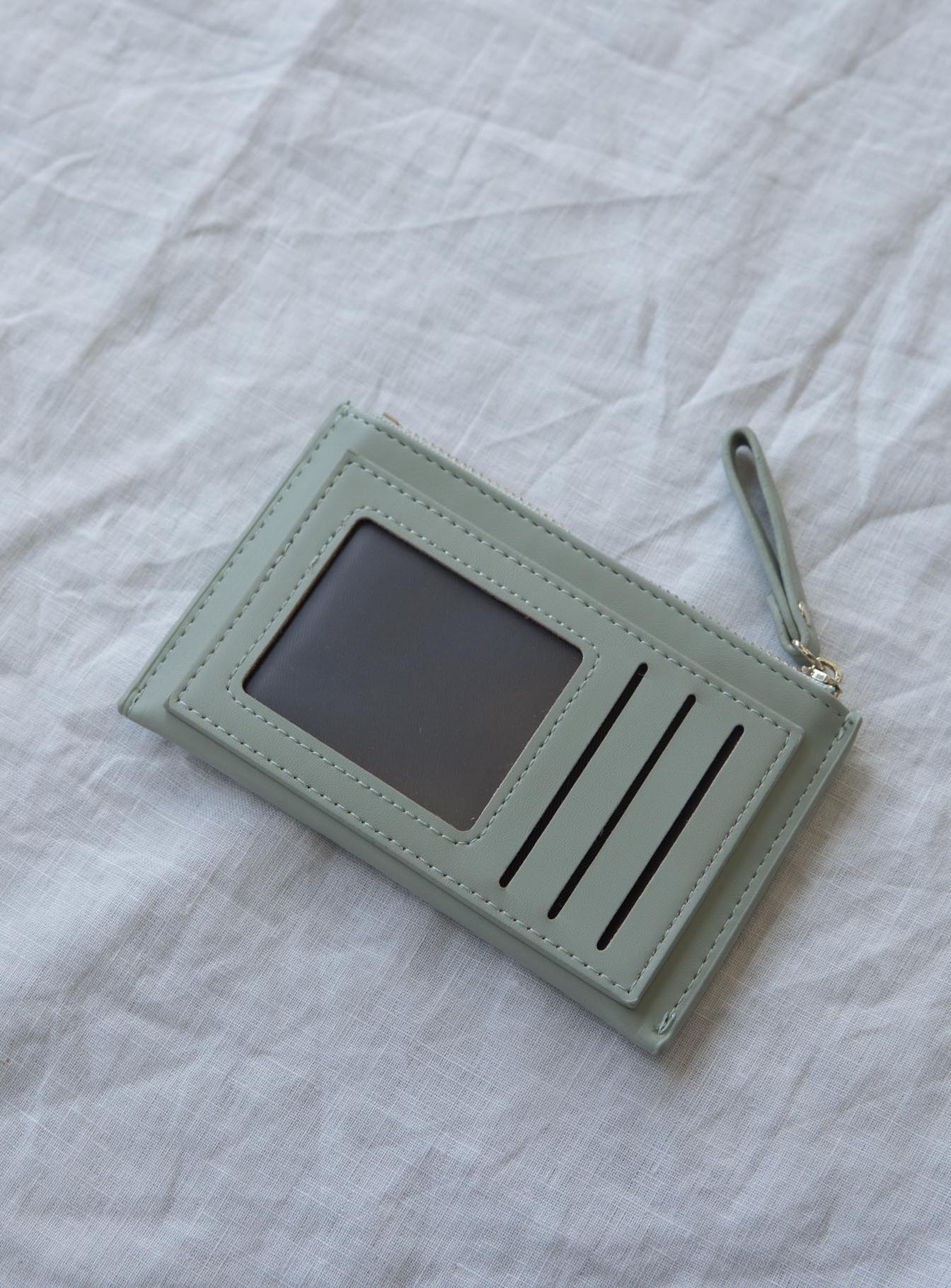 Keep Track Wallet Green