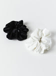 Scrunchie pack Velour material  Pack of two Oversized style 