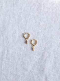 Bridgerton Earrings Purple