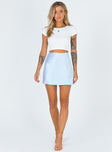 Baisy Hill Mini Skirt Blue