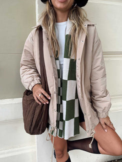 Scarf  100% polyester Soft knit material  Check print  Good stretch 