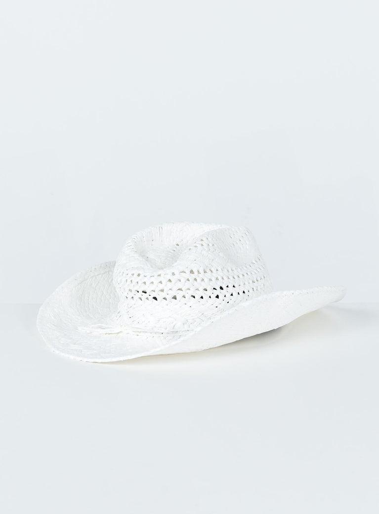 Yeehah Hat White