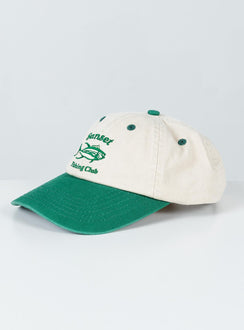 Sunset Fishing Club Dad Cap Green