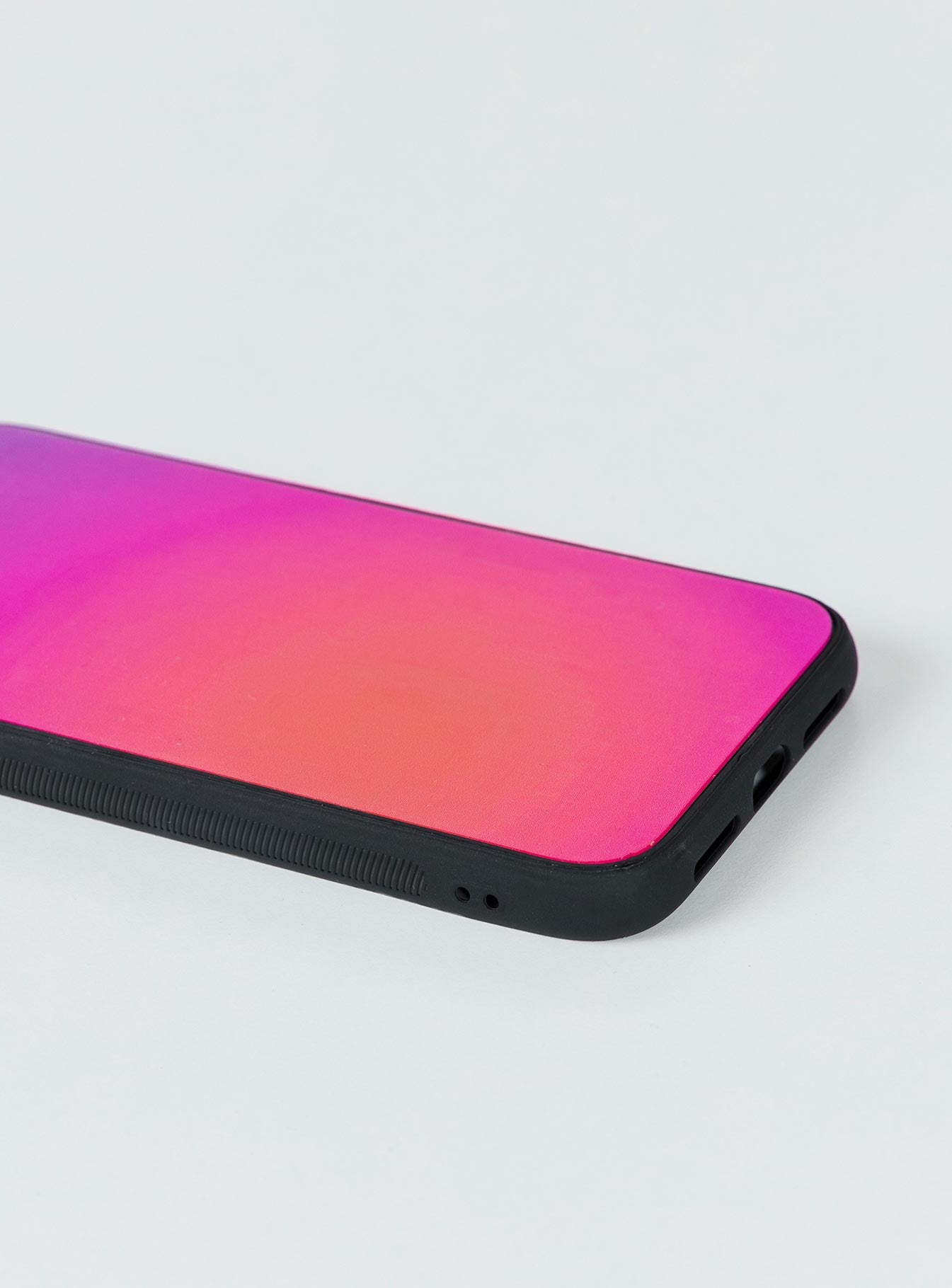 iPhone case Hard plastic back  Graphic print  Rubber sides 