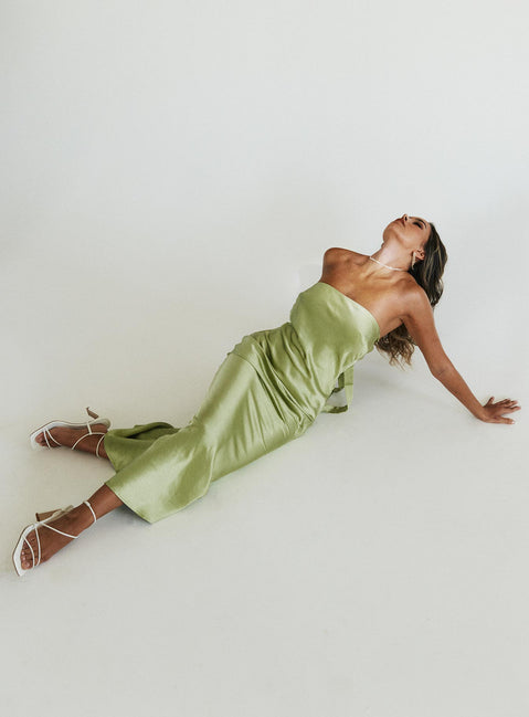 Haley Maxi Dress Green | Princess Polly Haley Maxi Dress Green | Princess Polly