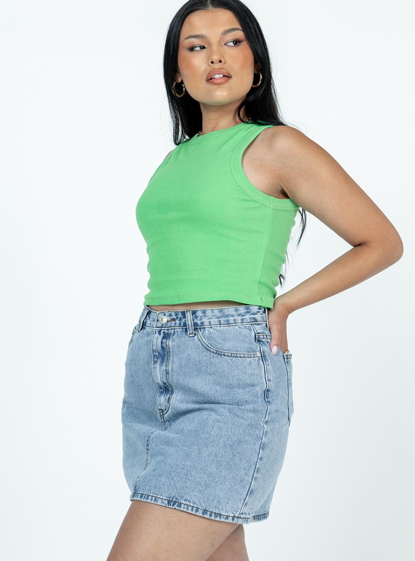 product Bedford Mini Skirt Denim Princess Polly  Mini Skirts 