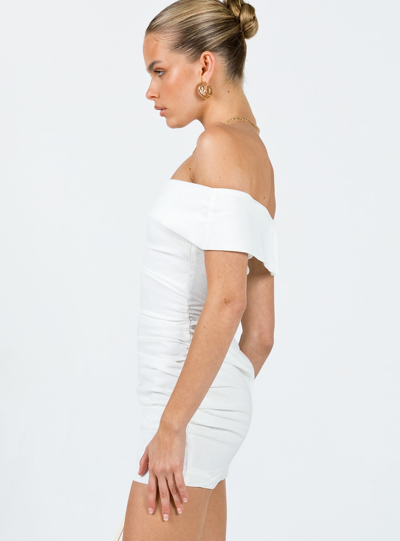 Marcia Mini Dress White Marcia Mini Dress White