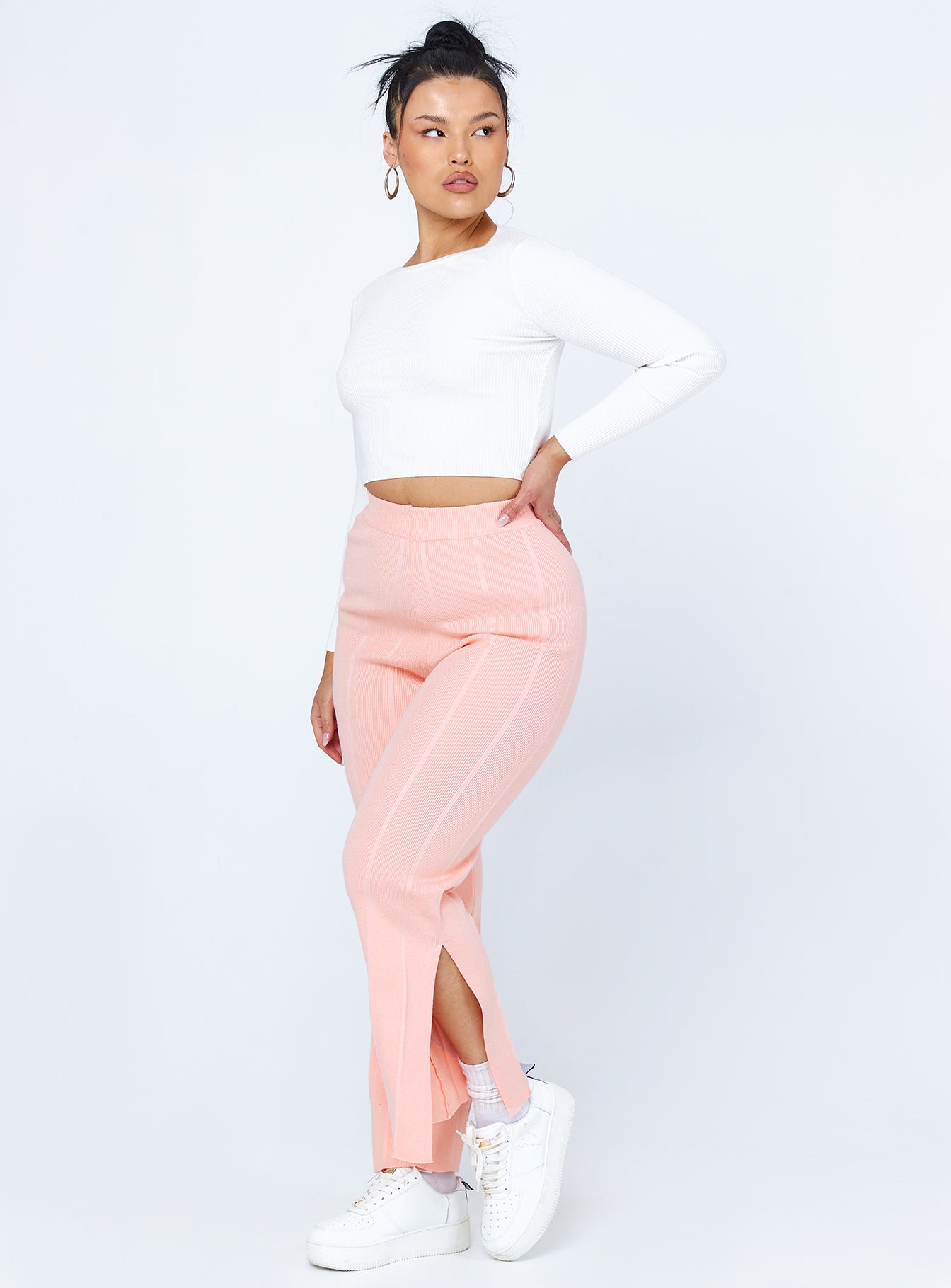 Pink Satin Trousers | New Look