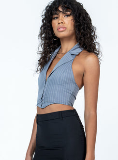 product Princess Polly Sleeveless Plunger  Everest Vest Top Slate